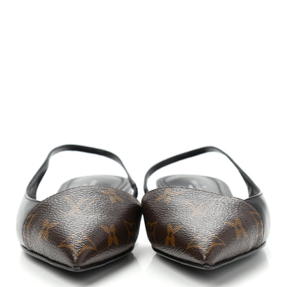 Louis Vuitton Patent Monogram Cherie Slingback Ballerina Flats 36.5 2 of 9
