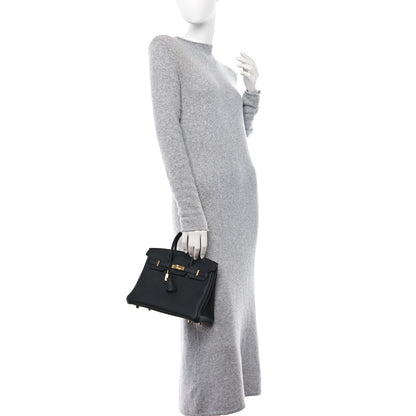 Hermes Togo Birkin 25 Black 2 of 12