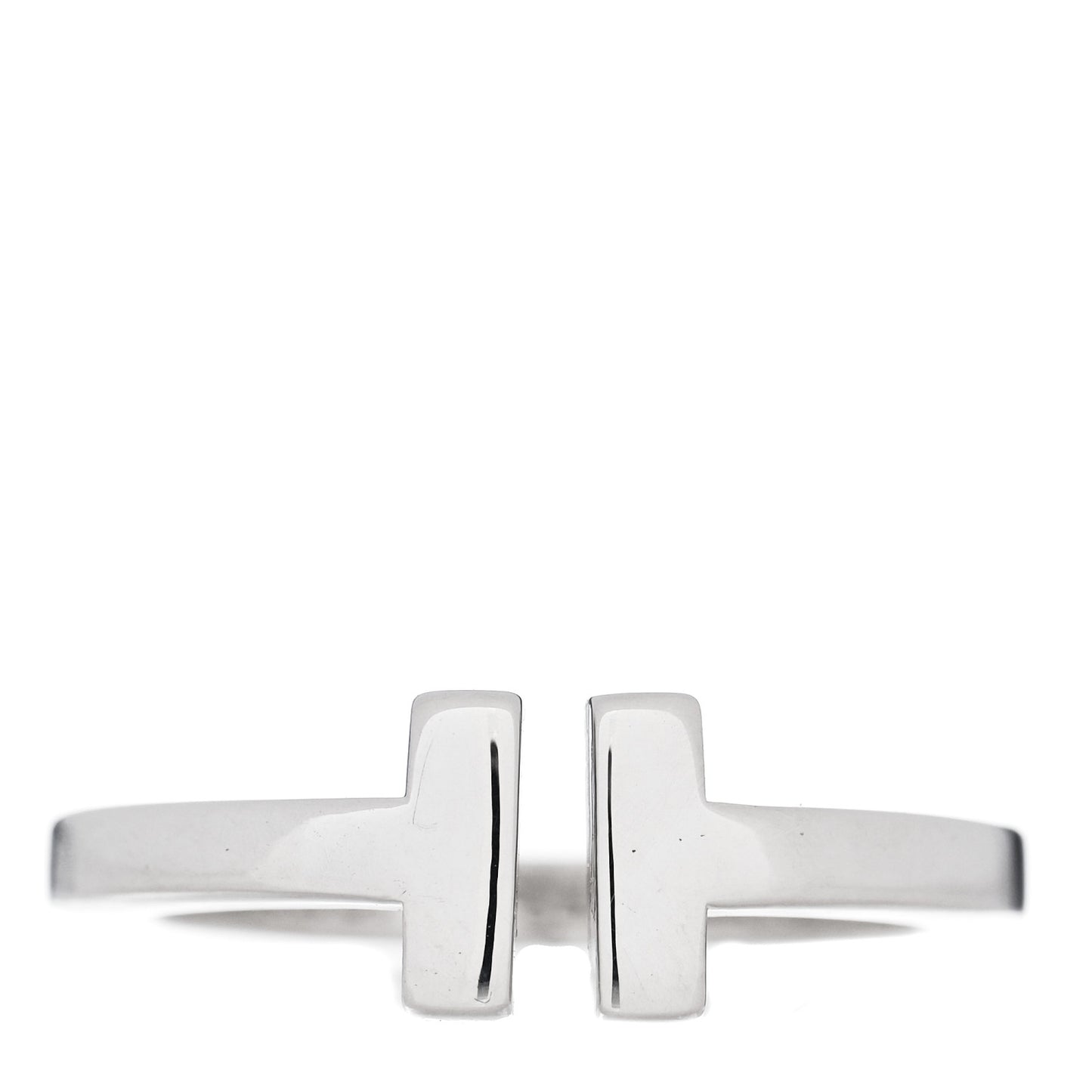 Sterling Silver T Square Ring 54 7