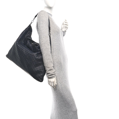 Bottega Veneta Nappa Intrecciato Maxi Convertible Tote Black 2 of 11