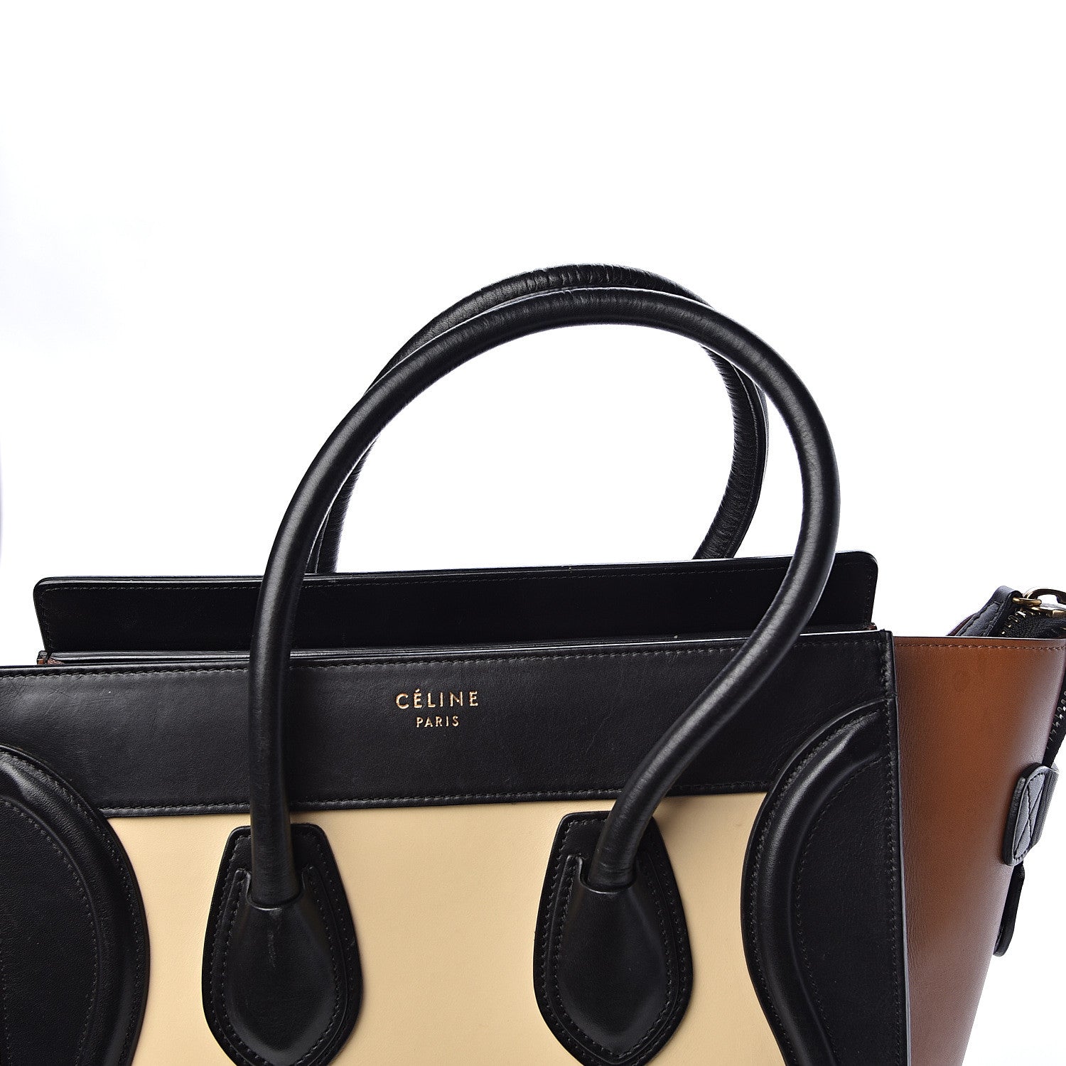 Celine Smooth Calfskin Micro Tri-Color Luggage Brown 11 of 16