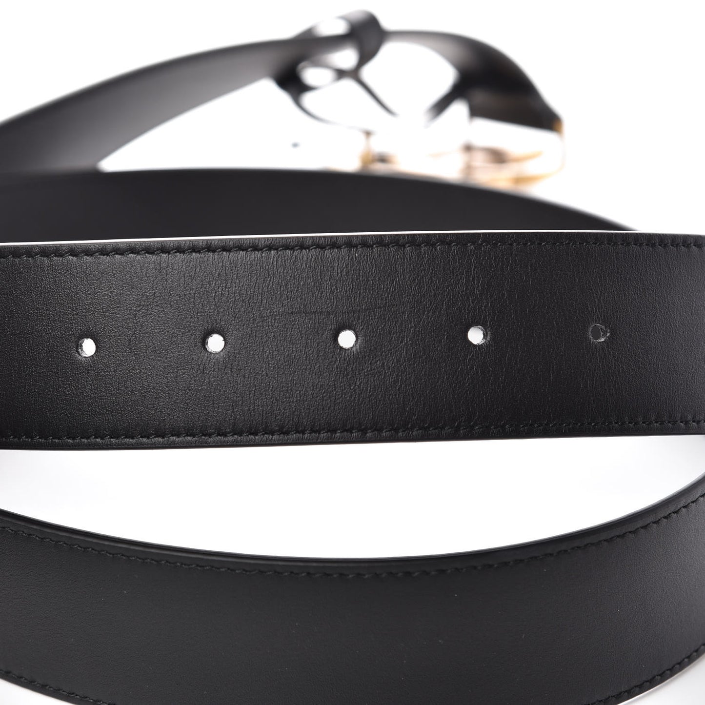 Calfskin Double G 40mm Belt 115 46 Black