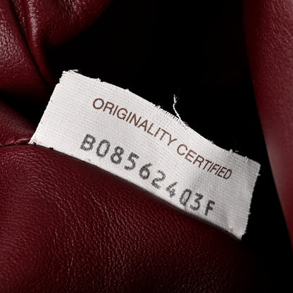 Bottega Veneta Nappa Maxi Intrecciato The Pouch Oversized Clutch Bordeaux 7 of 10