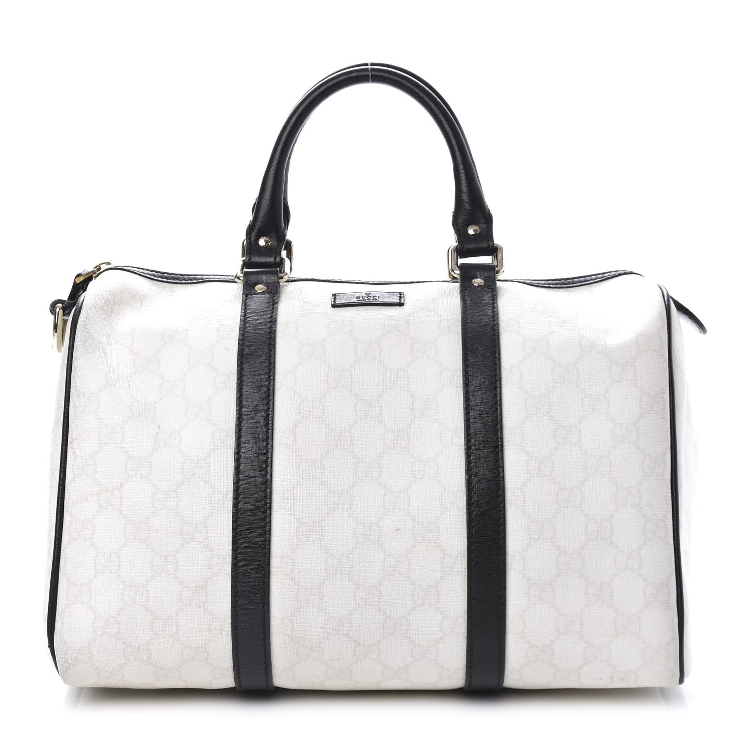 Gucci GG Plus Monogram Medium Joy Boston White Black 1 of 12