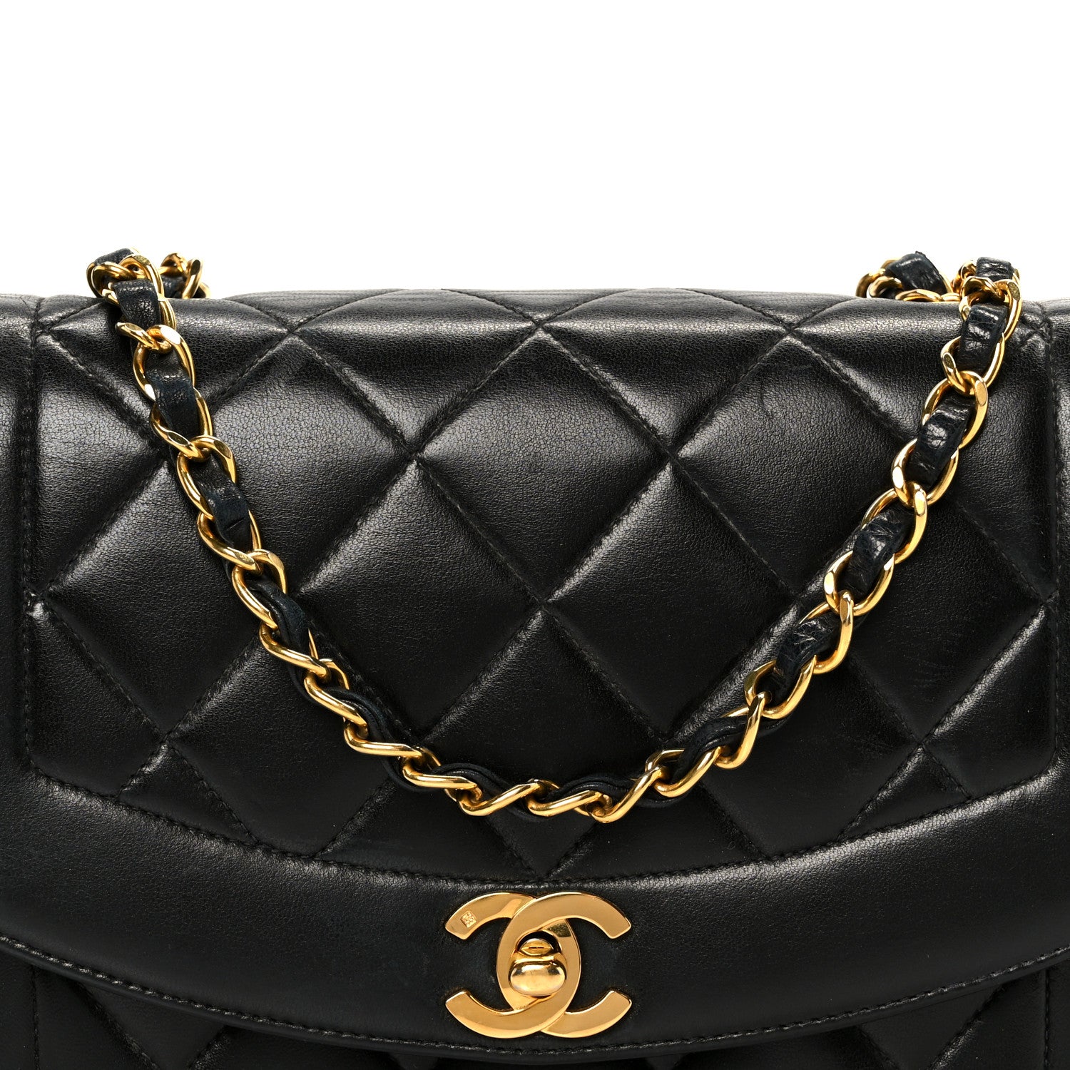 Chanel Lambskin Quilted Small Single Flap Black 10 of 13
