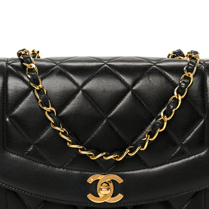 Chanel Lambskin Quilted Small Single Flap Black 10 of 13