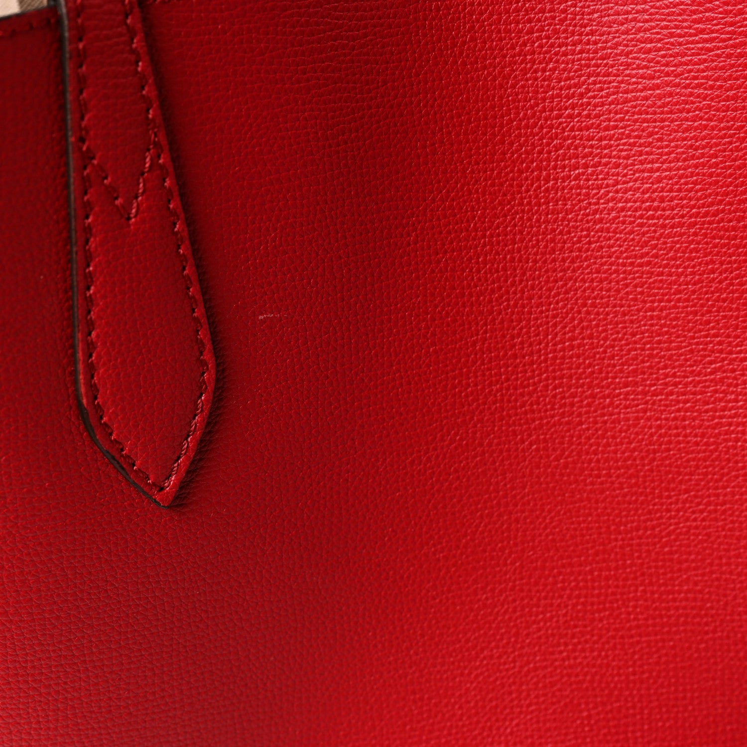 Burberry Haymarket Check Medium Reversible Tote Red 20 of 20