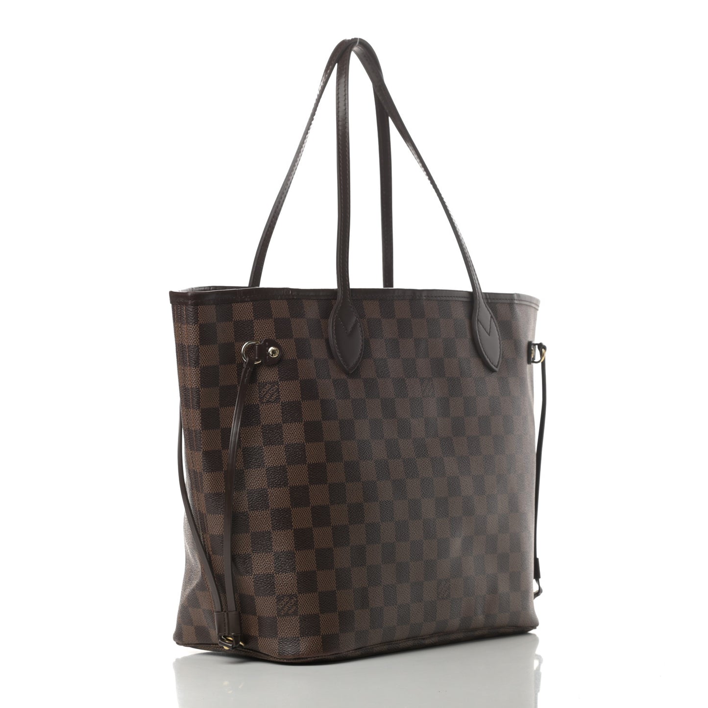 Damier Ebene Neo Neverfull MM Rose Ballerine