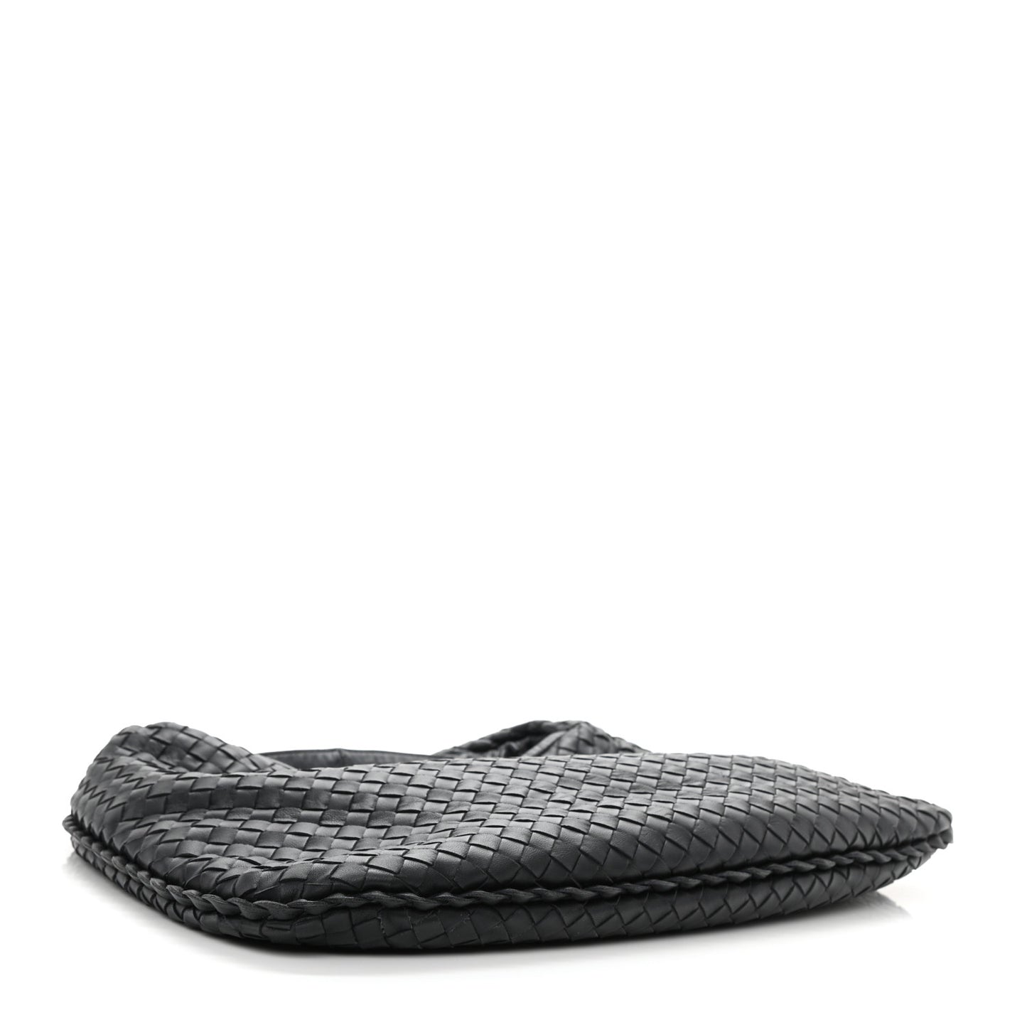 Nappa Intrecciato Large Veneta Hobo Black