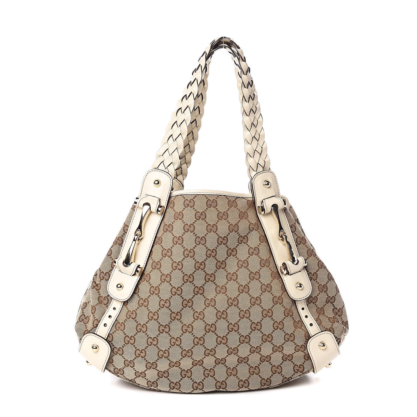 Monogram Small Pelham Shoulder Bag Off White