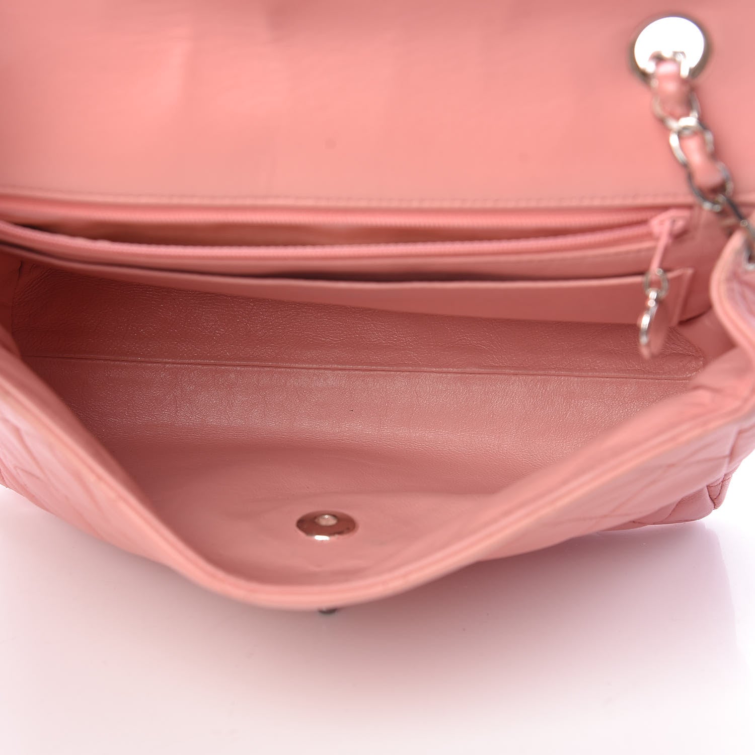 Chanel Lambskin Quilted Small Single Flap Pink 5 of 21