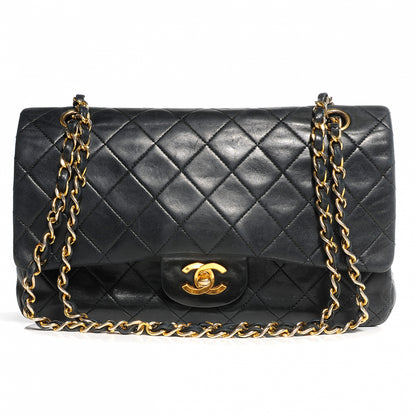 Chanel Lambskin Medium Double Flap Black 1 of 8