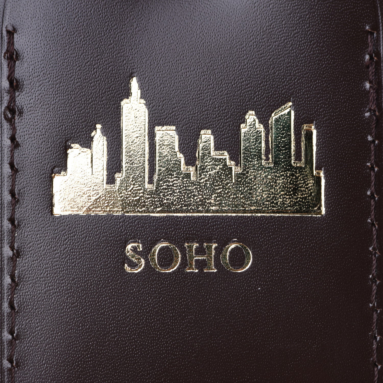 Louis Vuitton Calfskin Soho Luggage Tag Brown 4 of 6