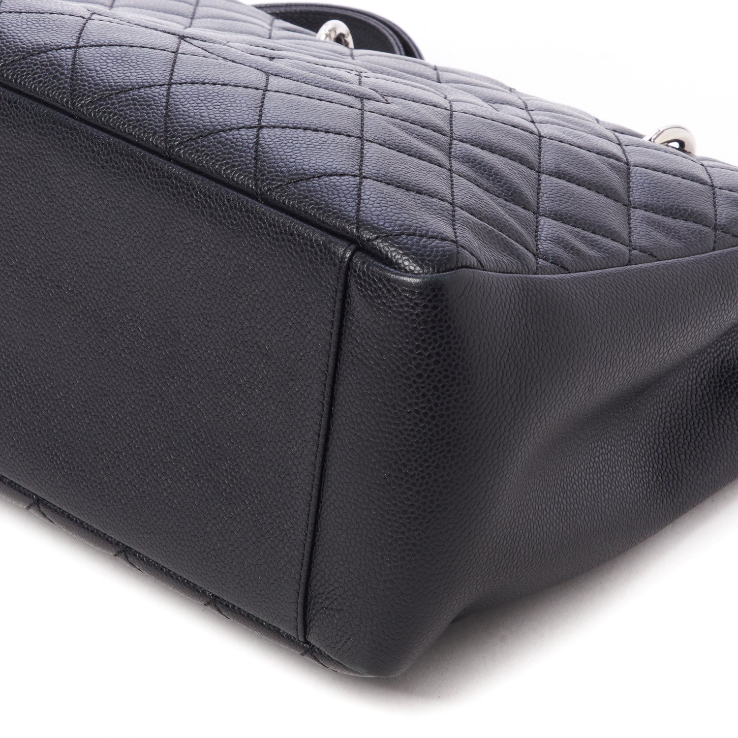 Chanel Caviar Quilted Grand Shopping Tote GST Black 5 of 10