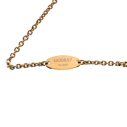 Louis Vuitton Essential V Necklace Gold 7 of 7
