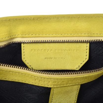 Proenza Schouler Suede Medium PS1 Satchel Citron 6 of 17