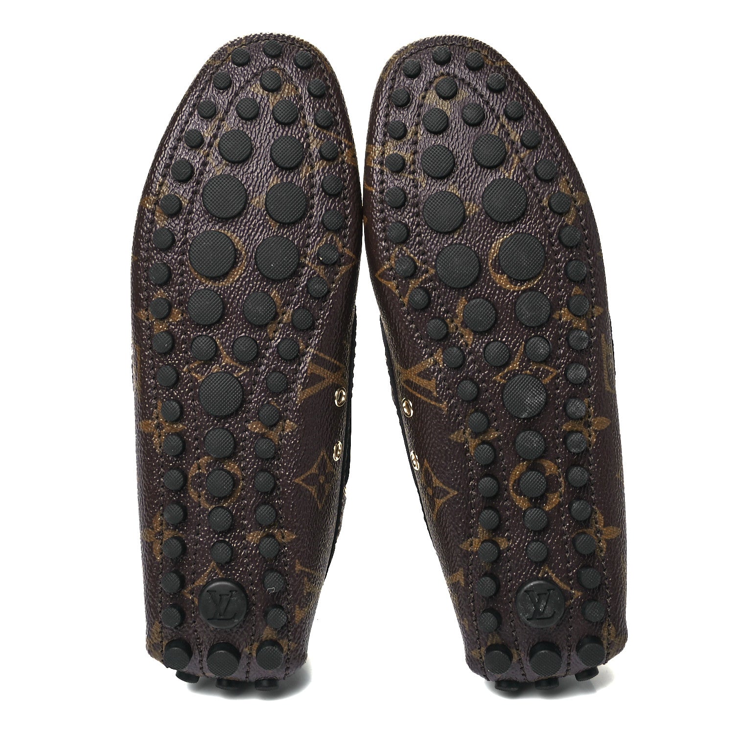 Louis Vuitton Patent Reverse Monogram Gloria Loafers 35 5 of 9