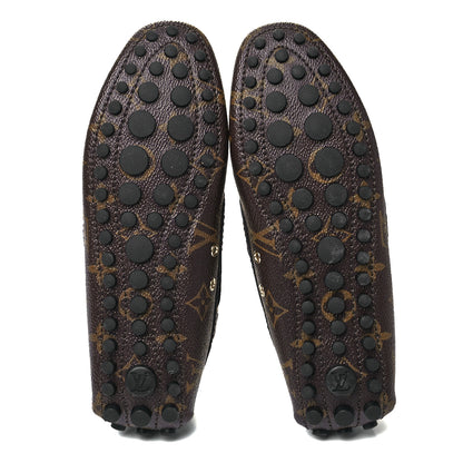 Louis Vuitton Patent Reverse Monogram Gloria Loafers 35 5 of 9