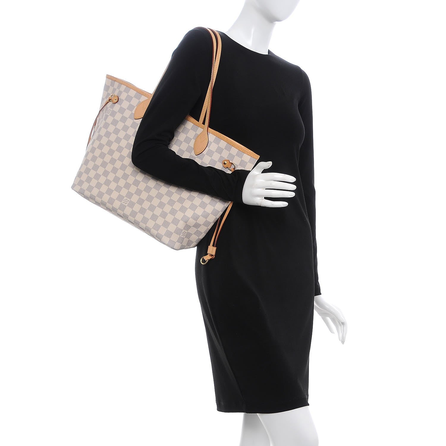 Louis Vuitton Damier Azur Neo Neverfull MM 2 of 9
