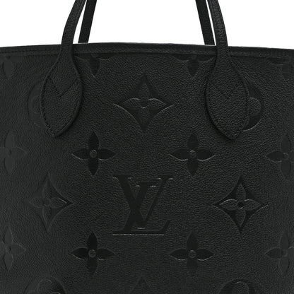 Louis Vuitton Empreinte Monogram Giant Neverfull MM Black 8 of 10