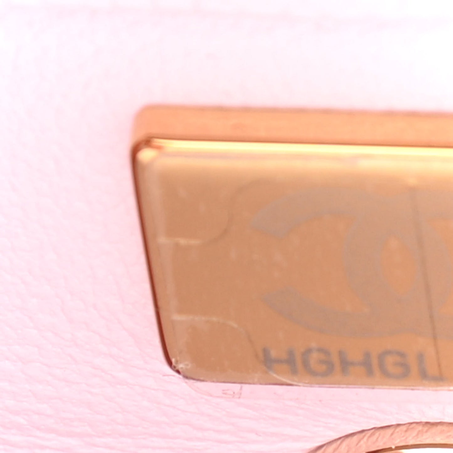 Caviar Quilted Mini Coco Handle Flap Light Pink
