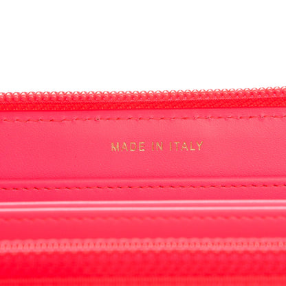 Chanel Patent Quilted Boy Zip Around Wallet Pink 7 of 7