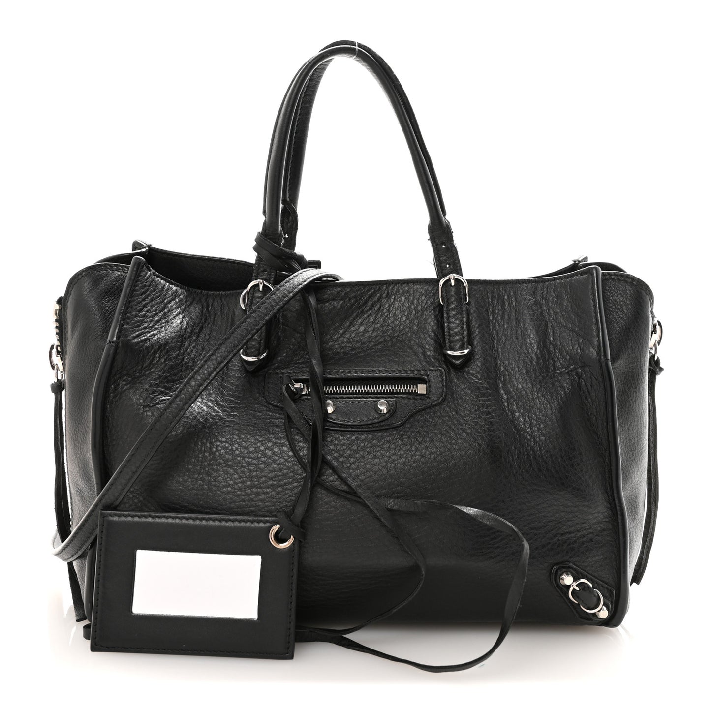 Veau Papier A6 Zip Around Tote Black