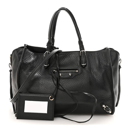Balenciaga Veau Papier A6 Zip Around Tote Black 2 of 11