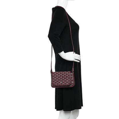 Goyard Goyardine Plumet Wallet Clutch Burgundy 2 of 9