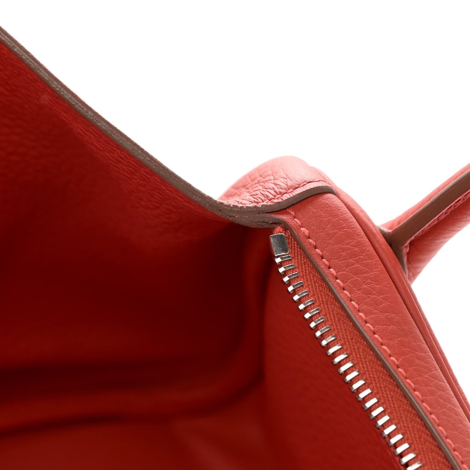 Hermes Taurillon Clemence Verso Lindy 30 Rouge Pivoine Rose Jaipur 14 of 17