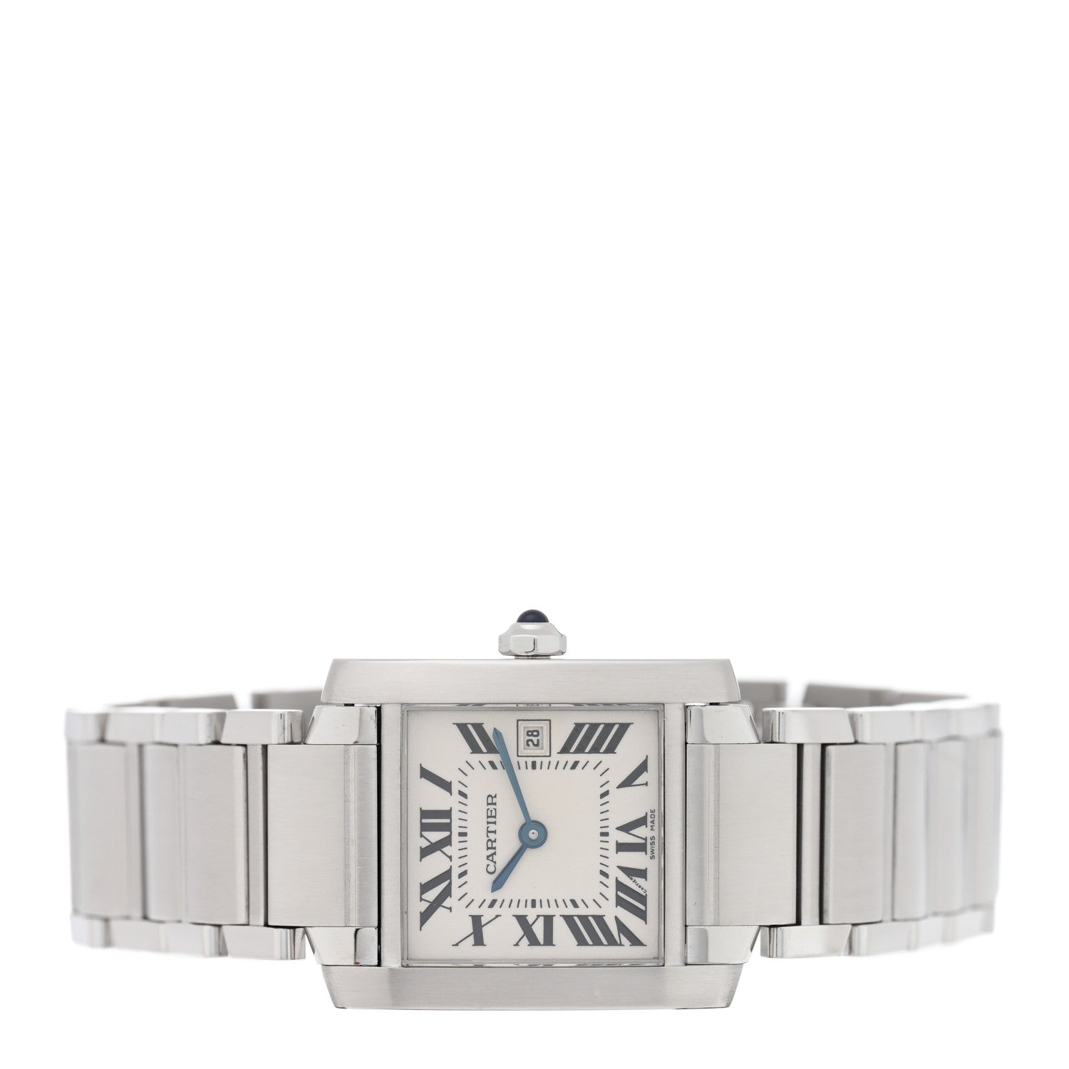 Cartier Stainless Steel 25mm Tank Francaise Quartz Watch 2 of 4