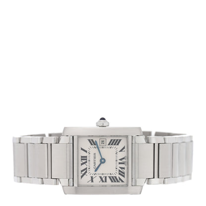 Cartier Stainless Steel 25mm Tank Francaise Quartz Watch 2 of 4