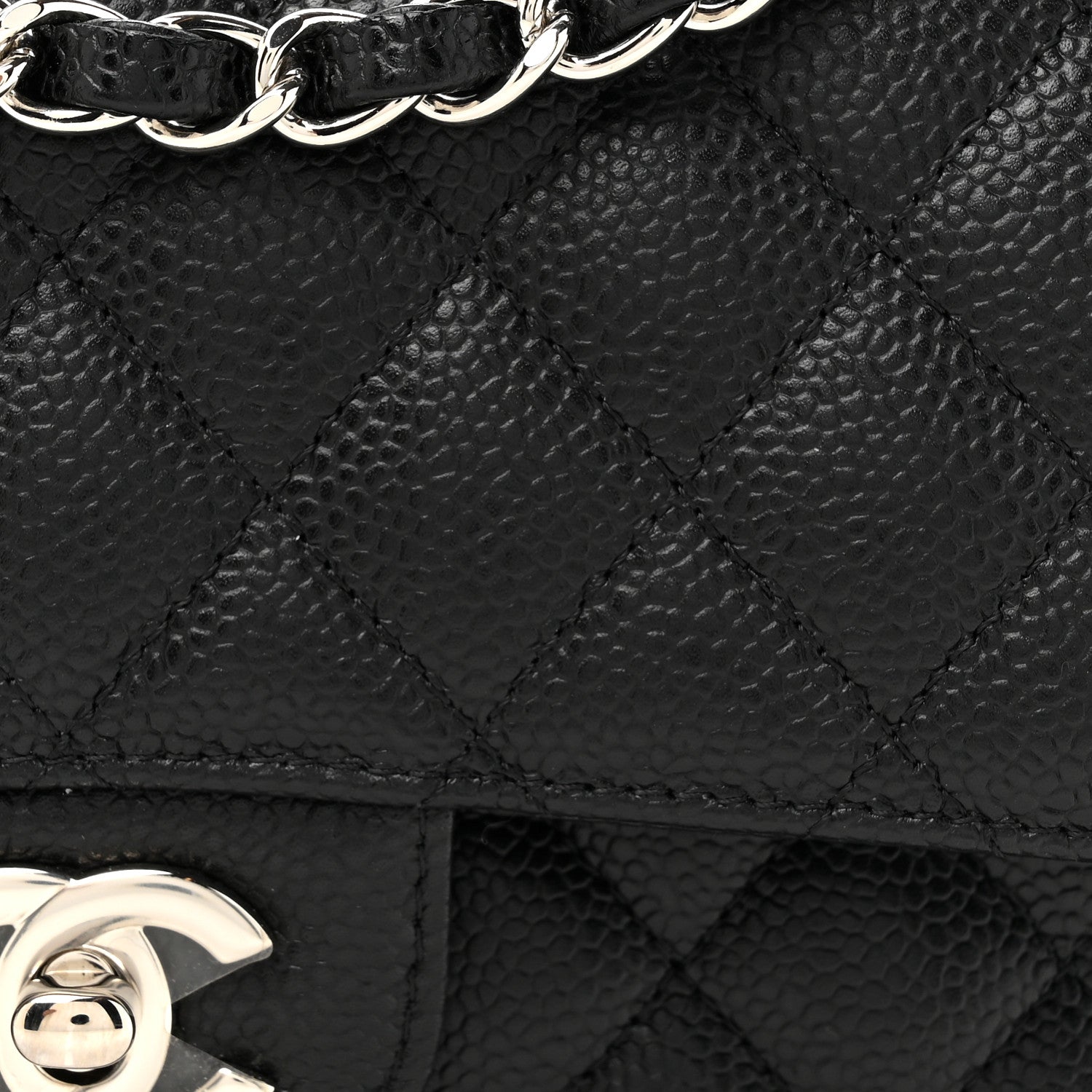 Chanel Caviar Quilted Small Double Flap Black 8 of 12