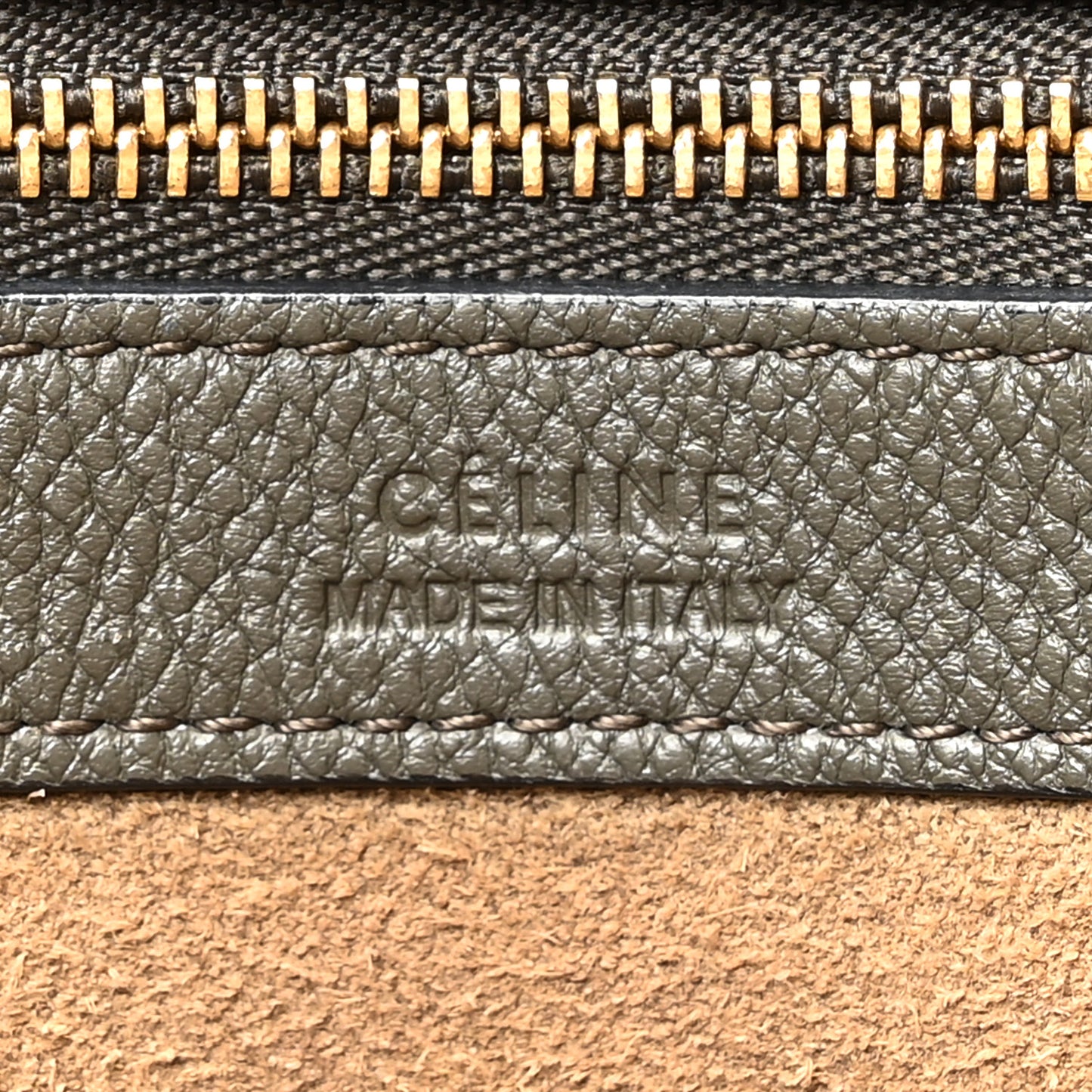 Soft Grained Calfskin Small Belt Cabas Phantom Taupe
