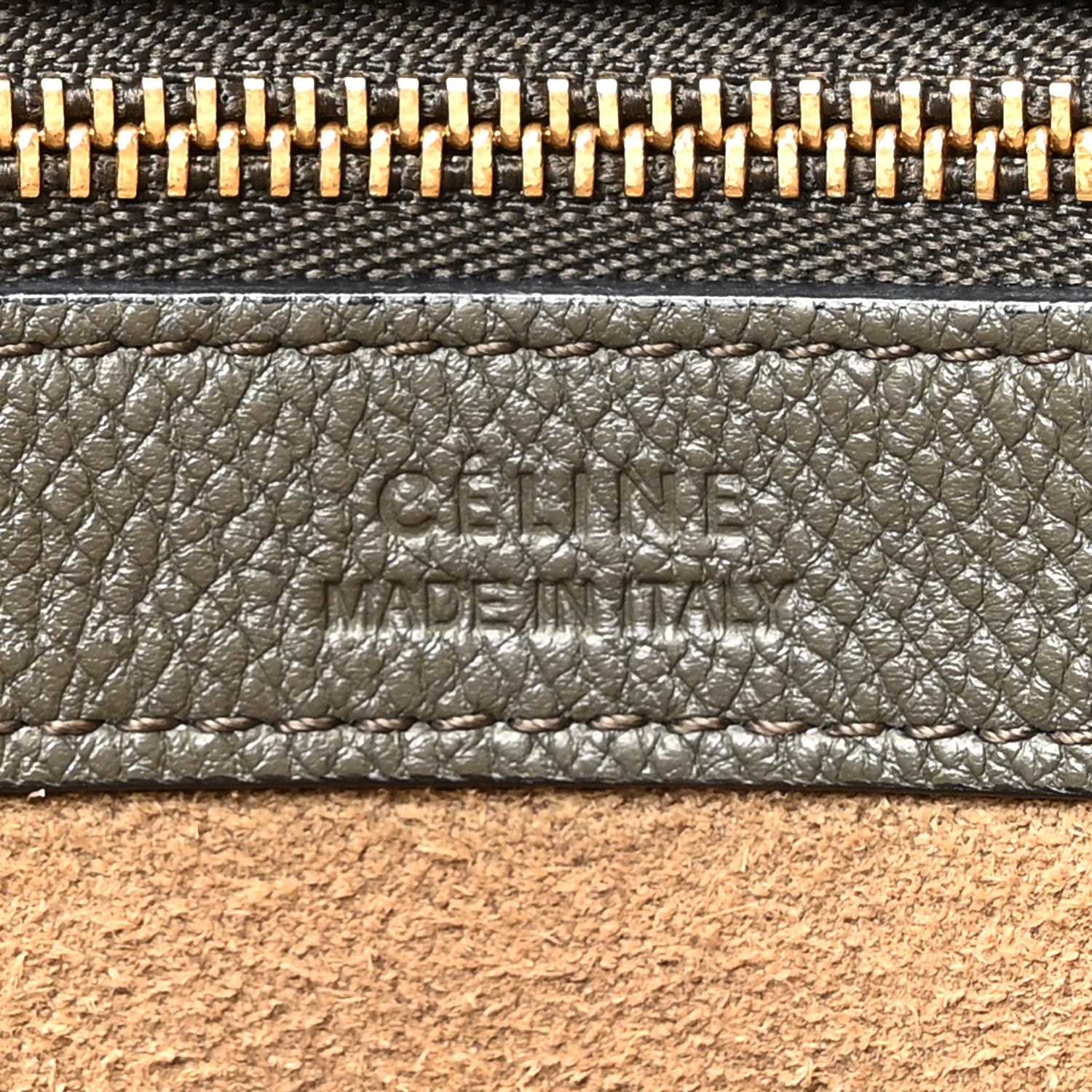Celine Soft Grained Calfskin Small Belt Cabas Phantom Taupe 6 of 18
