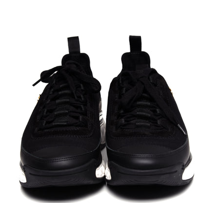 Chanel Velvet Calfskin Mixed Fibers CC Sneakers 38.5 Black 5 of 10