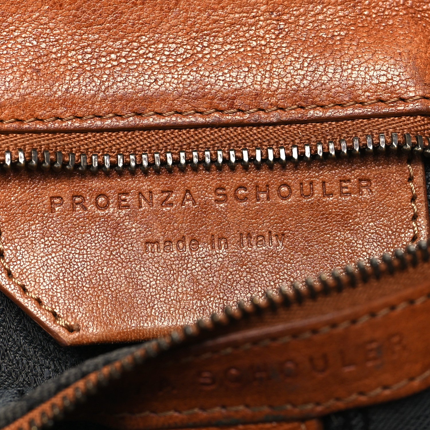 Proenza Schouler Lambskin Medium PS1 Satchel Saddle 6 of 13