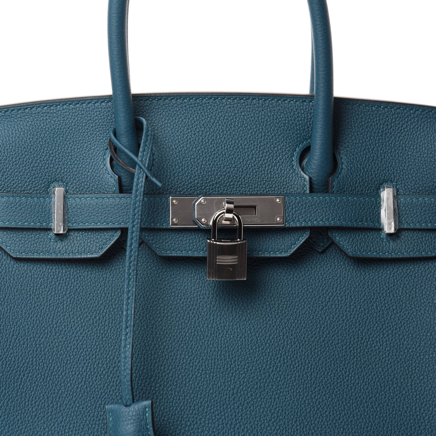 Hermes Taurillon Maurice Birkin Verso 30 Vert Bosphore Bleu Ocean 10 of 10