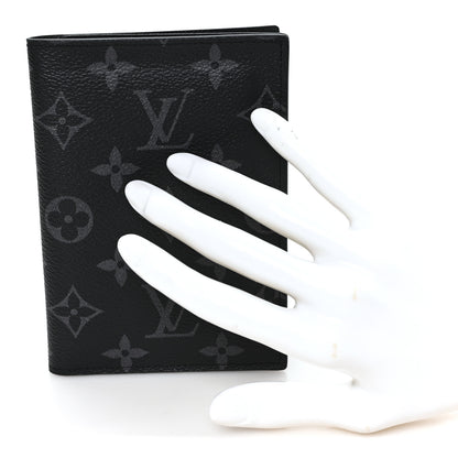 Louis Vuitton Monogram Eclipse Passport Cover 2 of 7