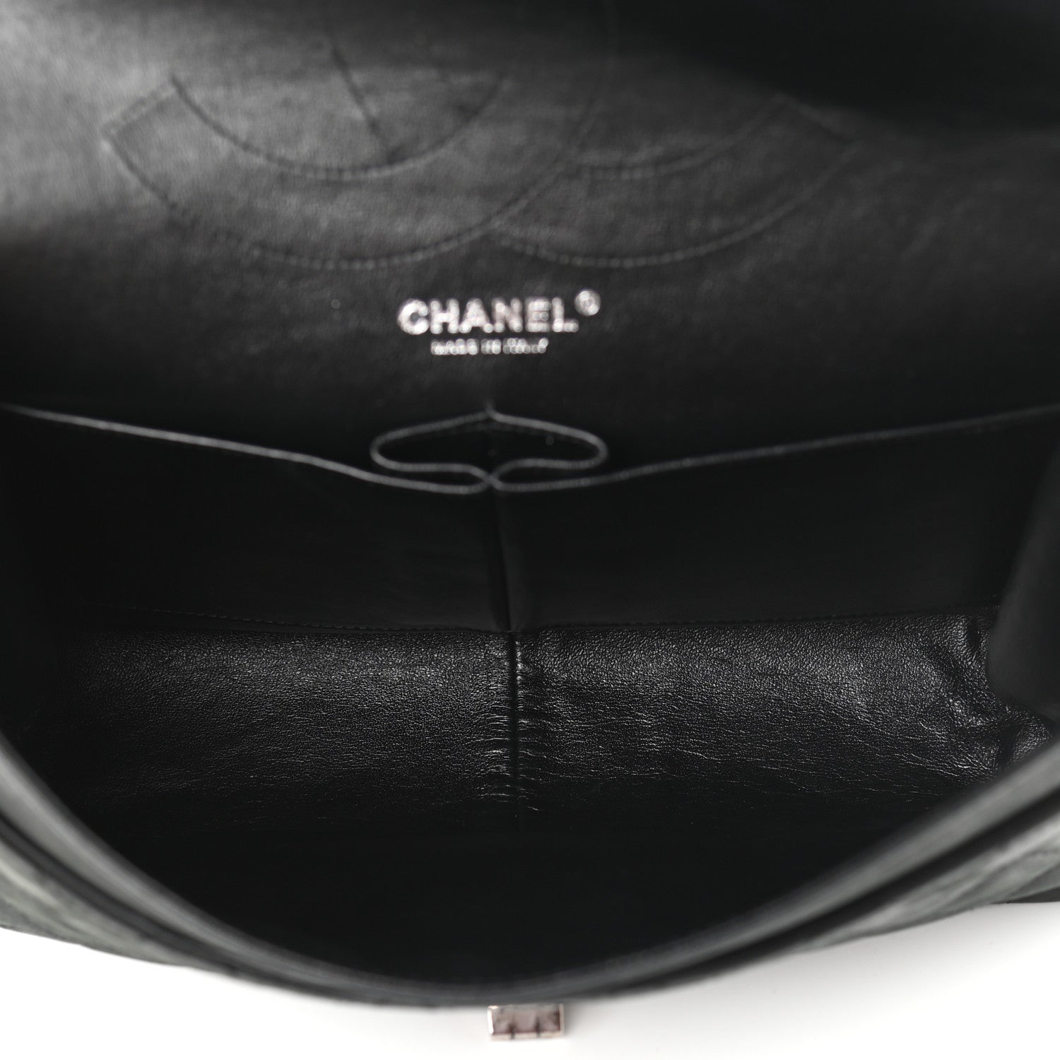 Chanel Iridescent Calfskin Quilted 2.55 Reissue 227 Flap Black 5 of 17