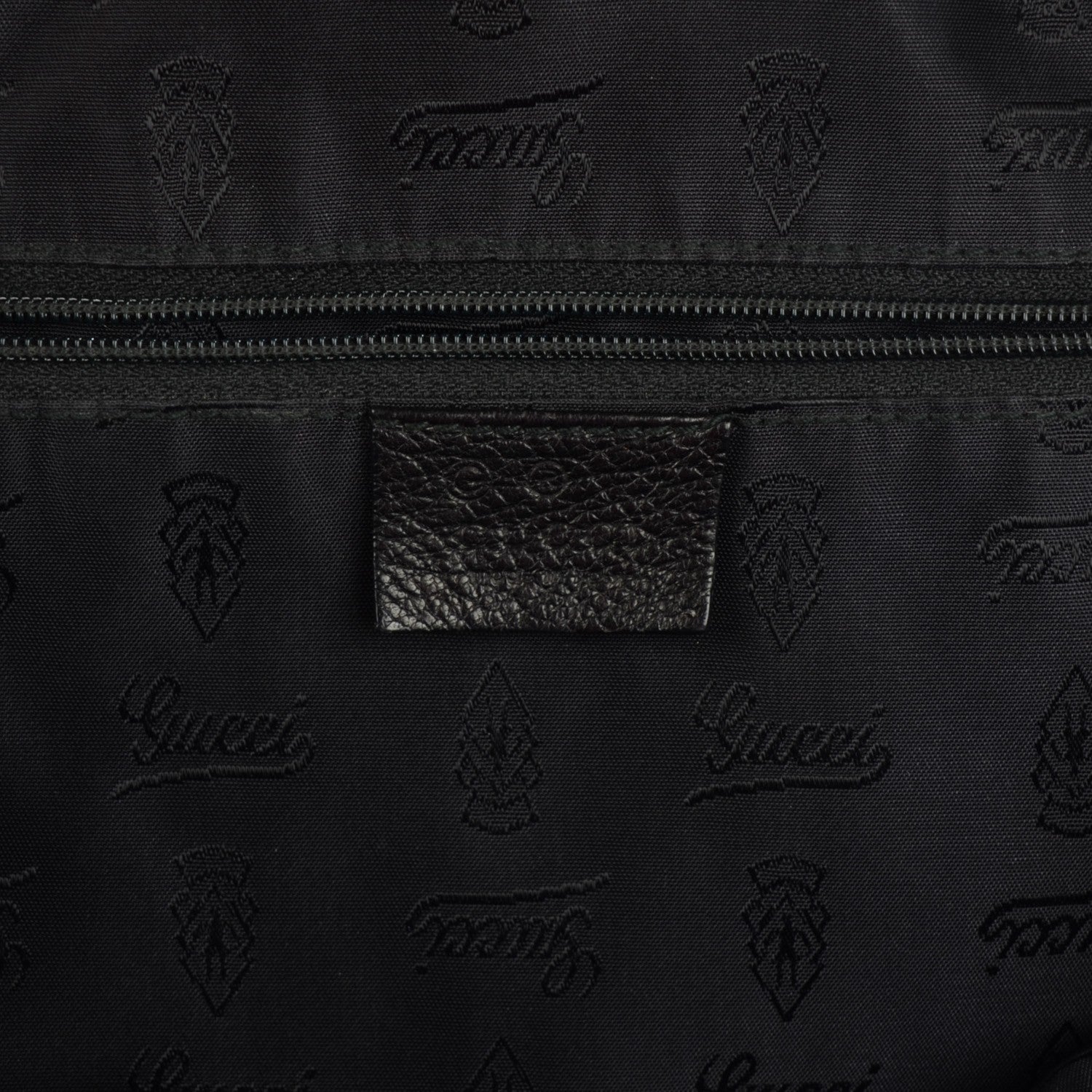 Gucci Guccissima Large Full Moon Tote Black 10 of 13