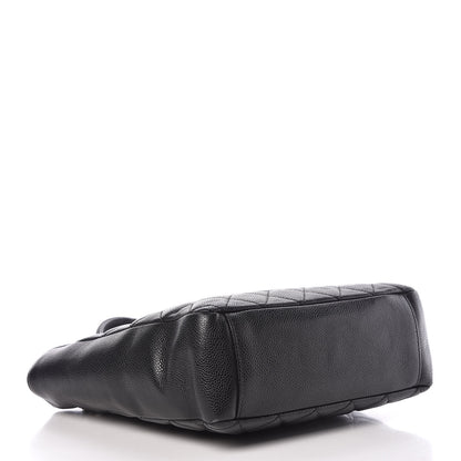 Chanel Caviar Quilted Petit Shopping Tote PST Black 4 of 13