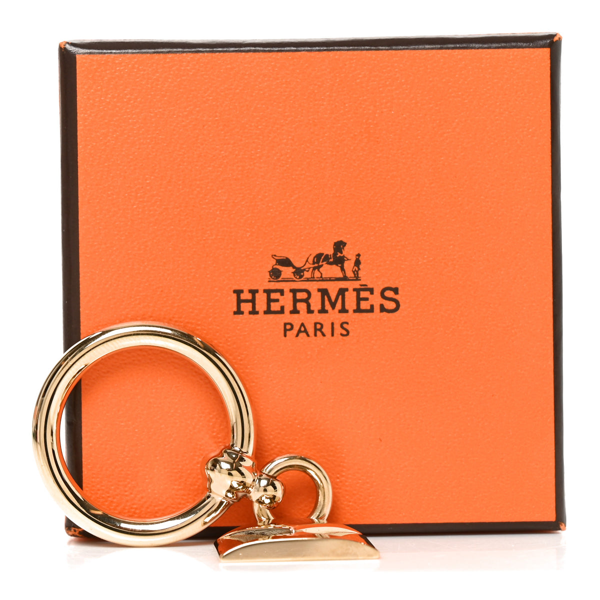 Permabrass Loop Charms Envelope Scarf Ring