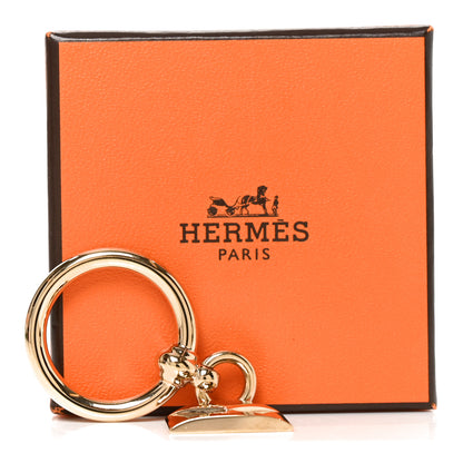 Hermes Permabrass Loop Charms Envelope Scarf Ring 5 of 5