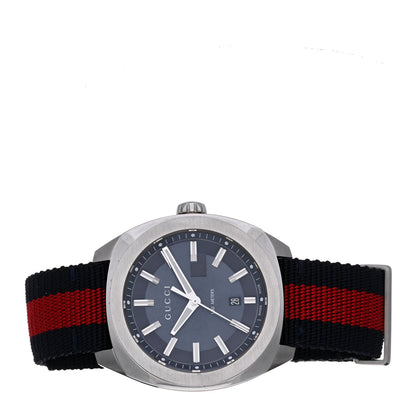 Gucci Stainless Steel Nylon 41mm GG2570 Quartz Watch Blue 2 of 4