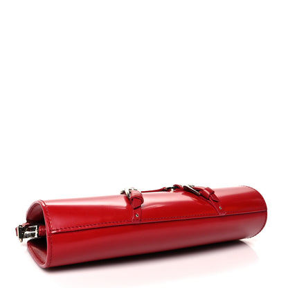 Christian Dior Glazed Calfskin Bondage Wristlet Clutch Rouge 4 of 14