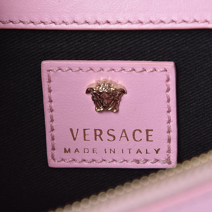 Versace Smooth Calfskin Palazzo Chain Evening Bag Pink 6 of 12