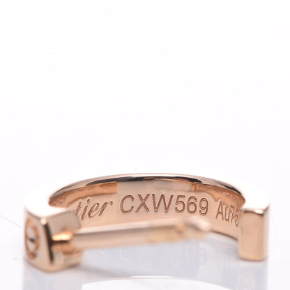 Cartier 18K Pink Gold Small LOVE Hoop Earrings 10 of 16