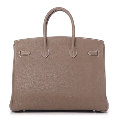 Hermes Togo Birkin 35 Etoupe 4 of 33