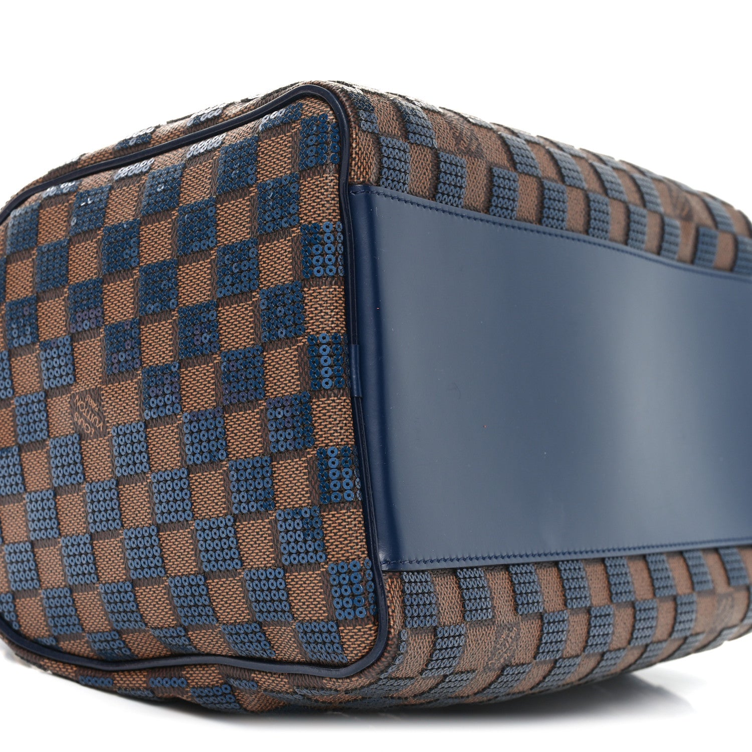 Louis Vuitton Damier Paillettes Speedy 30 Blue 8 of 9